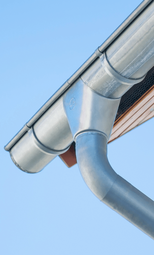 Gutters 46 Gutter with Downspout