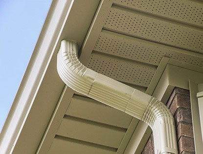 Gutters 5 Gutter with Downspouts