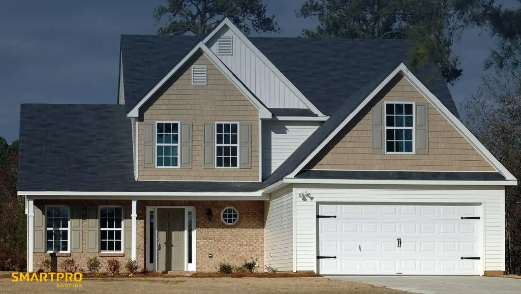 residential house - Roofing done by smartpro