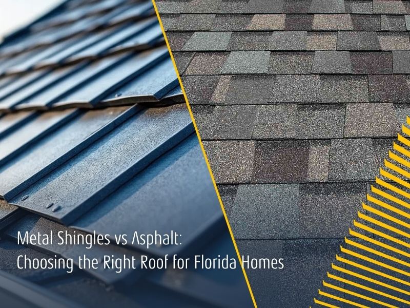 Metal Shingles vs Asphalt: Choosing the Right Roof for Florida Homes