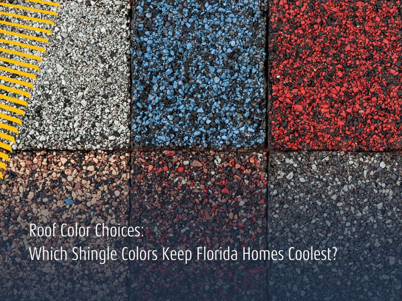 Roof Color Choices: Which Shingle Colors Keep Florida Homes Coolest?