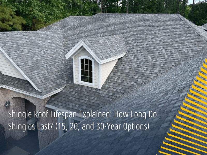 Shingle Roof Lifespan Explained: How Long Do Shingles Last? (15, 20, and 30-Year Options)