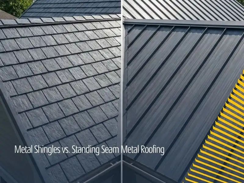 Metal Shingles vs. Standing Seam Metal Roofing