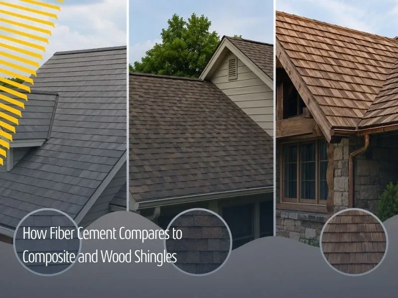 How Fiber Cement Compares to Composite and Wood Shingles